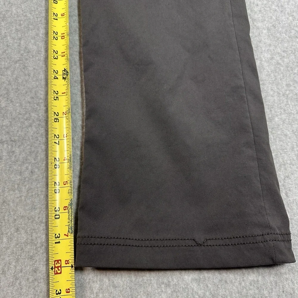 PrAna Brion Men's 34x32 Gray Slim Fit Nylon Stretch Hiking Outdoor Gorpcore